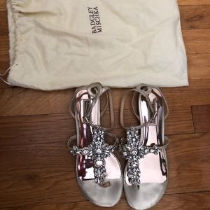 Badgley Mischka - Cara II embellished flat sandal